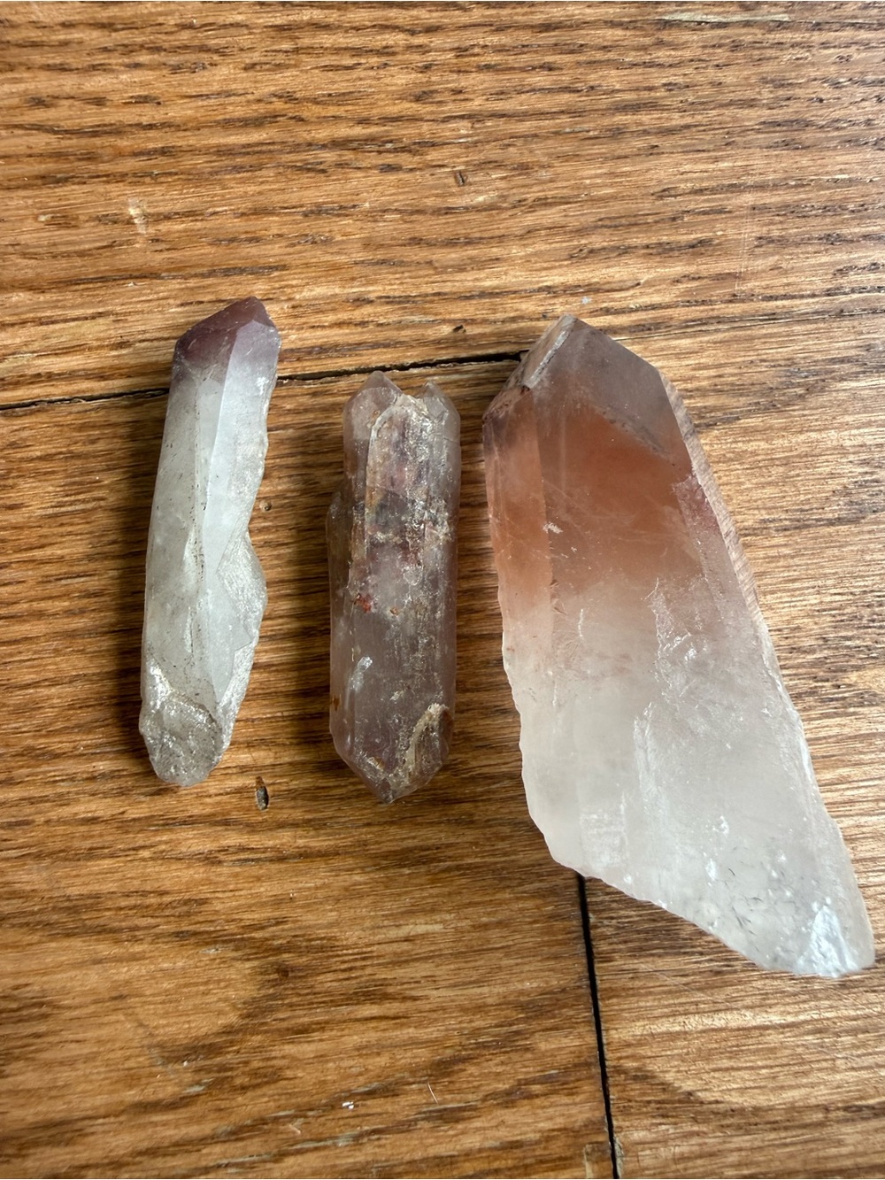 Crystal bundle - included quartz points - rare & highly desired
